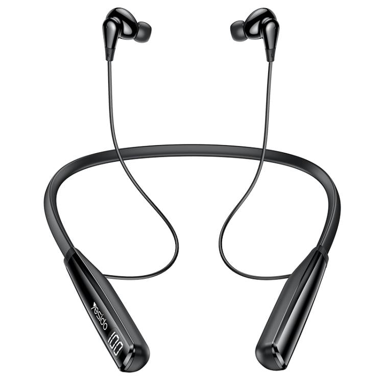 Yesido YSP22 Digital Display Magnetic Neckband Bluetooth Earphone, YSP22