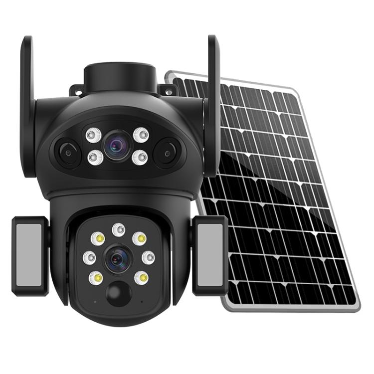 X7 2MP Multi-lens Panoramic Solar Surveillance PTZ Dome Camera, X7 Southeast Asia 4G