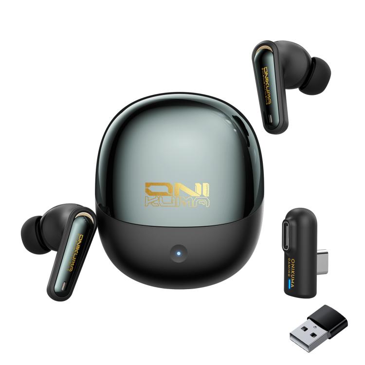 ONIKUMA TX610 Dual Mode 2.4G Receiver and Wireless Bluetooth Earphone, TX610