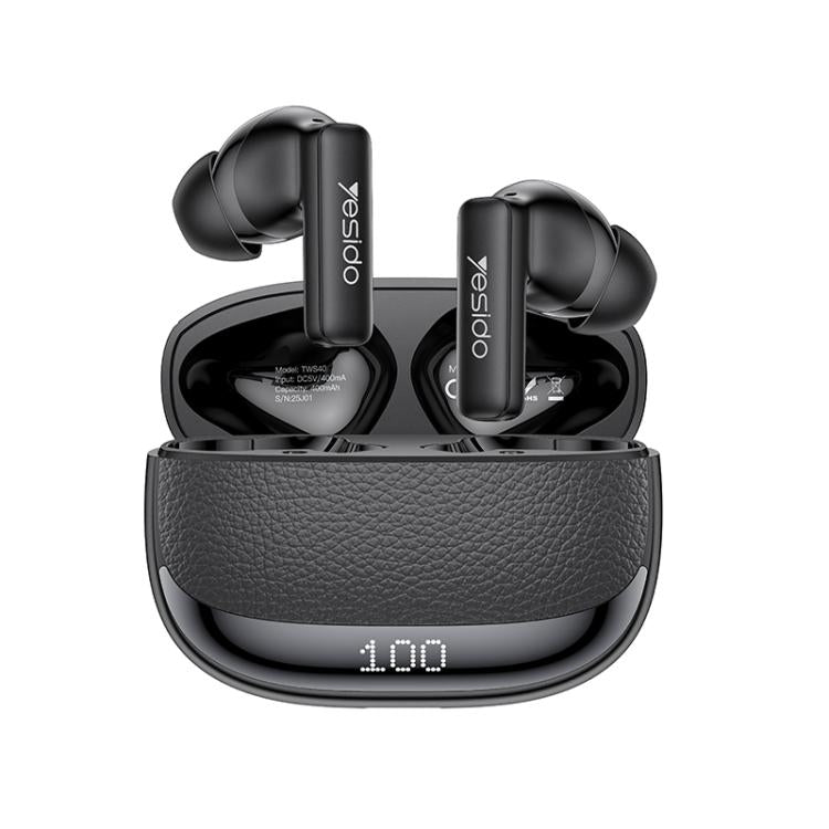 Yesido TWS40 Quad-Microphone ANC+ENC Noise Reduction TWS Bluetooth Earphone, TWS40