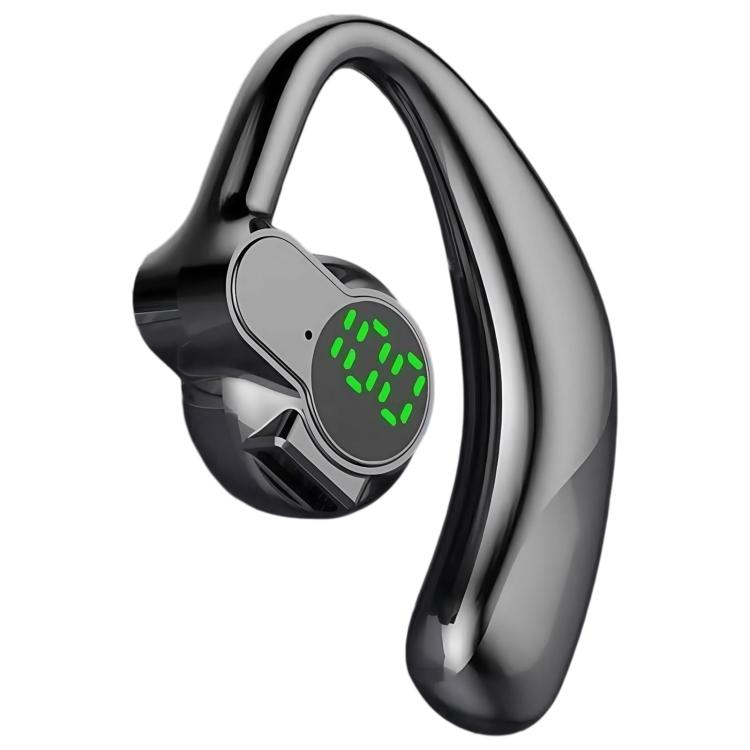 Ear-Hook Design Smart Digital Display Bluetooth Sports Earphones