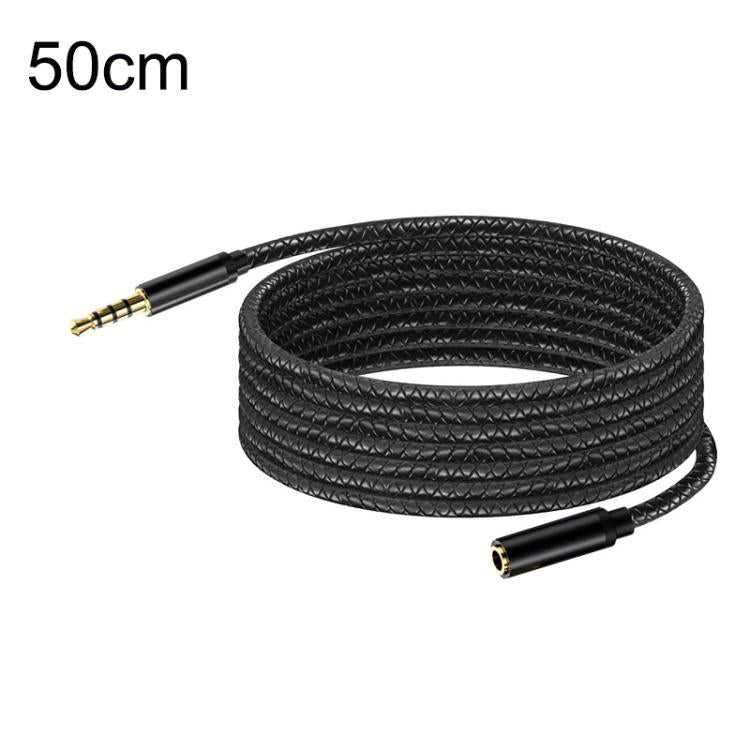 3.5mm 4-Pole TRRS Male to Female Audio Extension Cable, 50cm, 100cm, 180cm, 300cm, 500cm