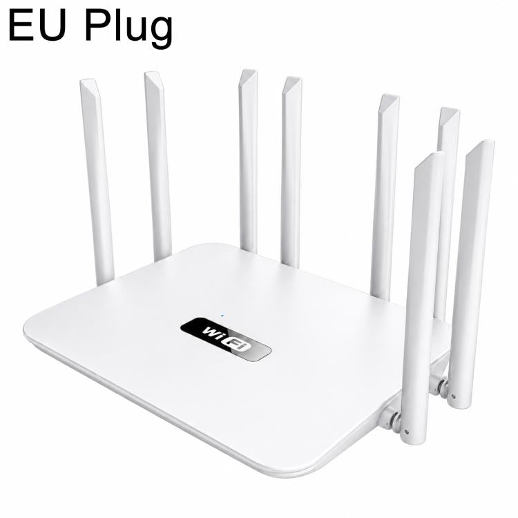 8-Antenna 160MHz Dual-Band 2.4G & 5G Gigabit Wireless Router, EU Plug, US Plug, AU Plug