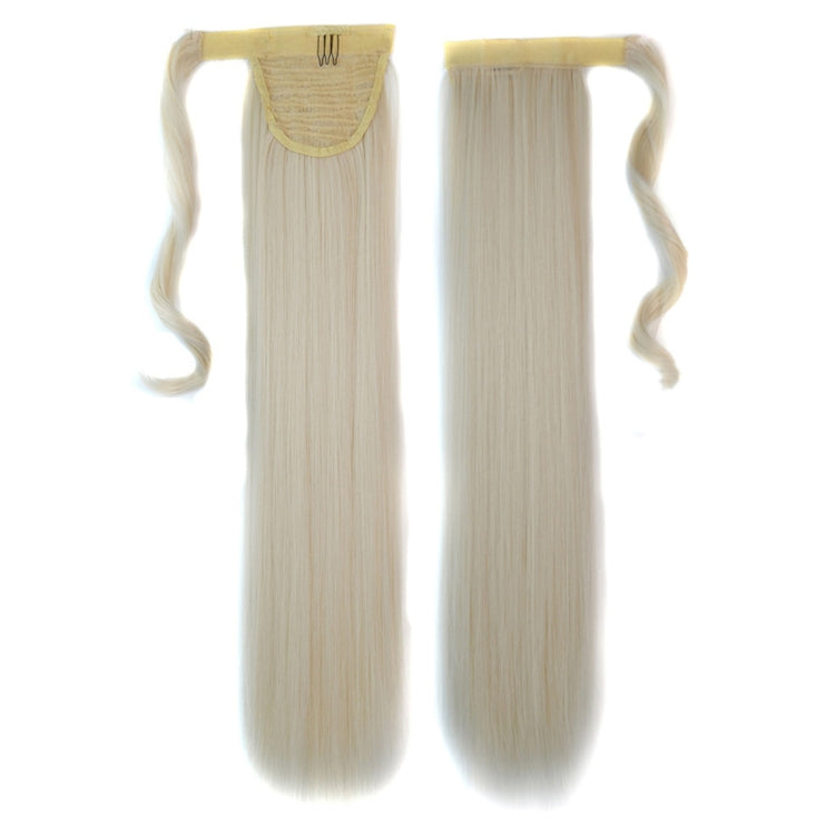 60# Invisible Seamless Bandage-style Wig Long Straight Hair Wig Ponytail, 60#