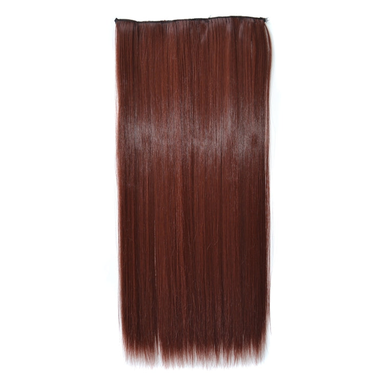 33M35# One-piece Seamless Five-clip Wig Long Straight Wig Piece, 33M35#
