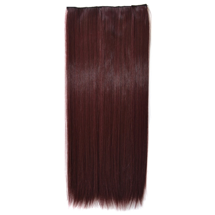 99JM118# One-piece Seamless Five-clip Wig Long Straight Wig Piece, 99JM118#