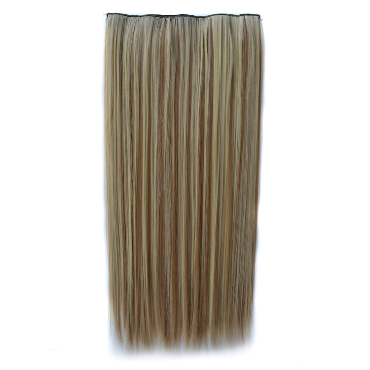 613H16# One-piece Seamless Five-clip Wig Long Straight Wig Piece, 613H16#