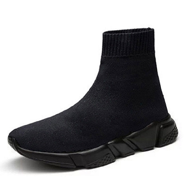 Knit Upper Breathable Sport Sock Boots Chunky Sneakers High Top Running Shoes for Men / Women, 35, 36, 37, 38, 39, 40, 41, 42, 43, 44, 45, 46, 47