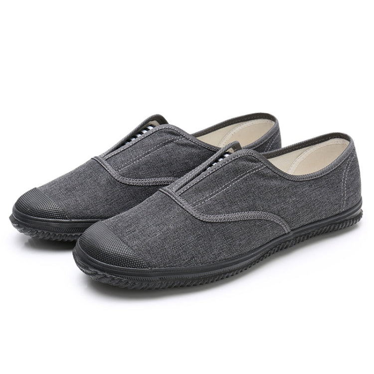 LuTai Men Loafers Rubber Sole Shoes Breathable Wear-Resistant Casual Shoes, 38, 39, 40, 42, 43, 44, 45, 41