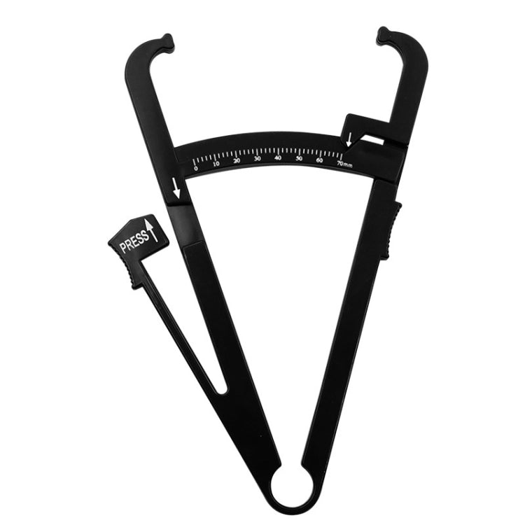 10 PCS Sebaceous Pliers Fat Clip Fat Thickness Measuring Ruler Body Fat Meter, Black Single Scale, Pink Double Scale, Red Double Scale, White Single Scale, Beige Single Scale, Beige Double Scale