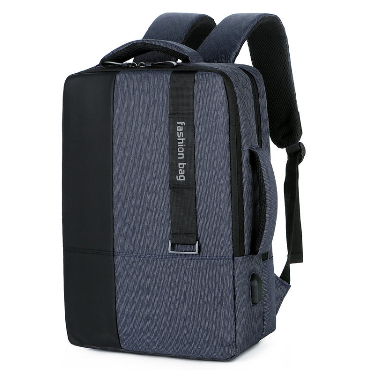 140 Large-capacity Business Commuter Laptop Backpack with USB Charging Interface, Red, Blue, Black, Grey