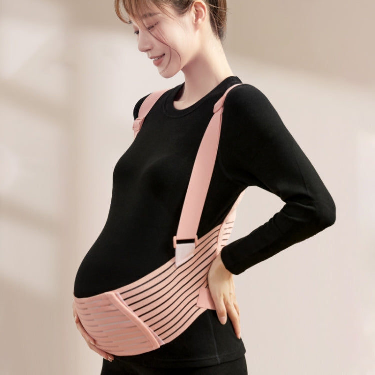 Crossbody Lumbar Support Belt Pregnancy And Maternity Anti-Stretching Breathable Belly Band, L 50-60kg, XL 60-75kg, XXL 75-105kg