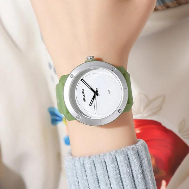 SKMEI 2577 Simple Unisex Couple Watch 50m Life Waterproof Quartz Watch