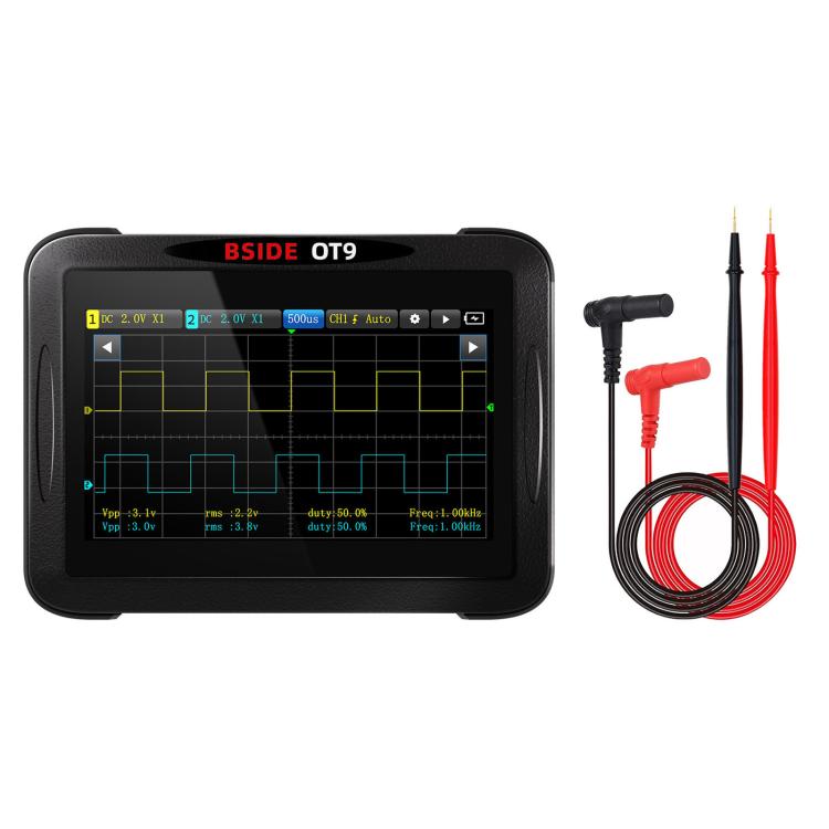 BSIDE OT9 Oscilloscope Signal Generator Multimeter 3 In 1 Dual-Channel Multifunctional 20,000-Count Multimeter, No Storage Card, With 512M Storage Card