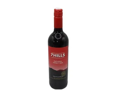7Hills Natural Sweet Red Wine 750ml