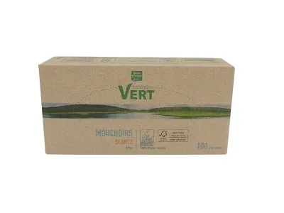 Belle France Mouchoirs 100pcs white