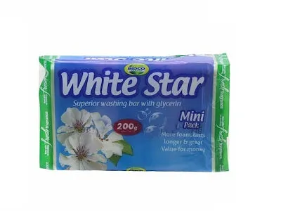 Bidco White Star Bar Soap 200g