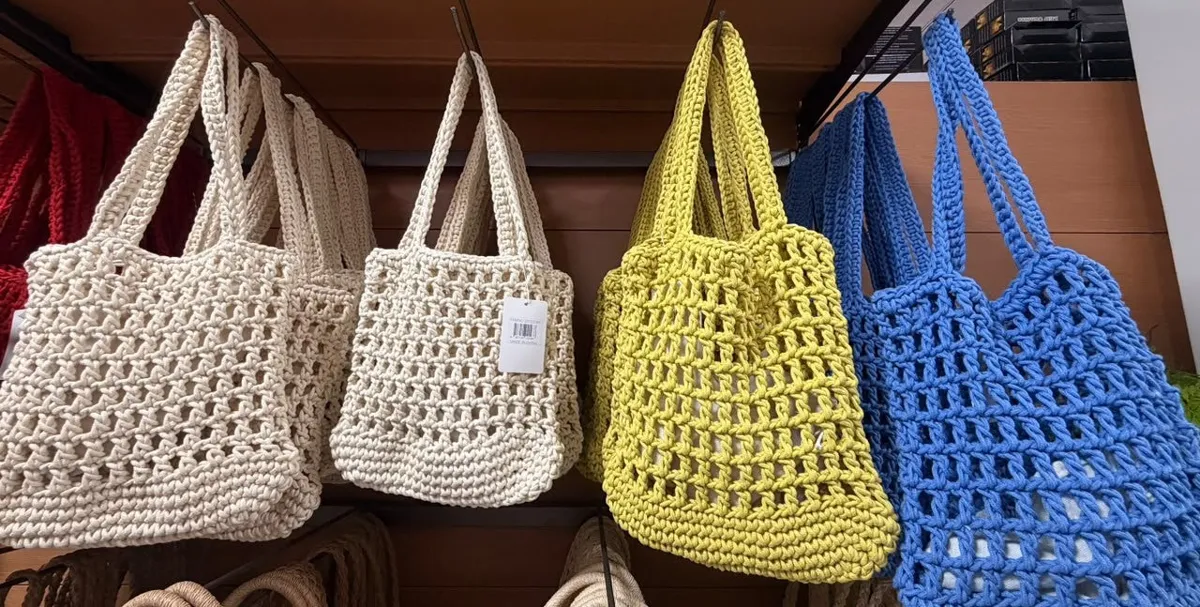 Crochet mesh Tote bag