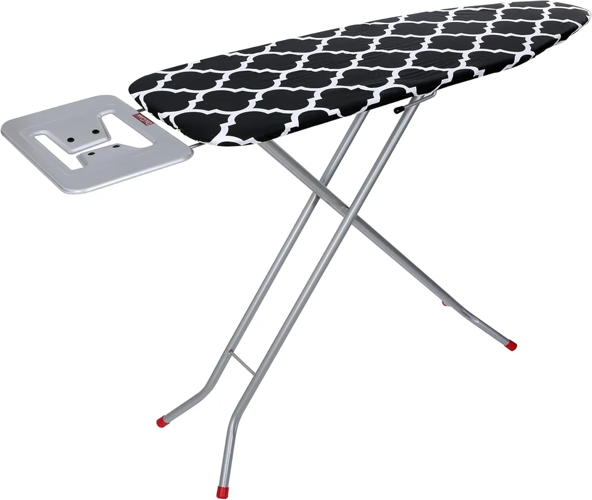 34x13 Ironing Board Ironing Table with Steam Iron Rest Adjustable Height