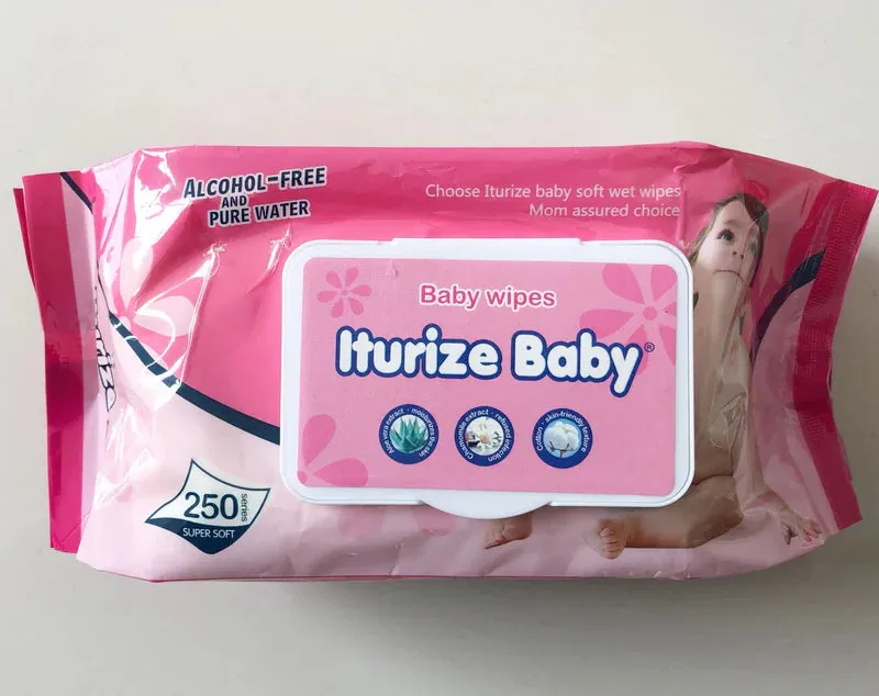 Iturize baby wipes (250 pieces)