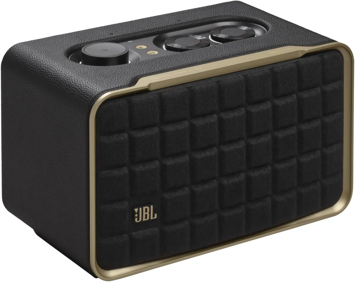 JBL AUTHENTICS 200 Smart home speaker with Wi-Fi, Bluetooth and Voice Assistants with retro design