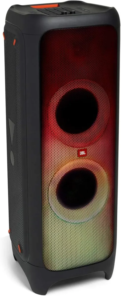 JBL PartyBox  Portable Bluetooth Speaker, Powerful Signature Sound, Light Shows, Air Gesture, DJ Pad, Mic + Guitar Inputs, USB Playback