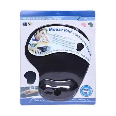 Mouse Pad with Gel Wrist Support