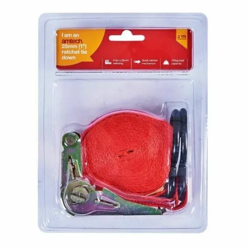 Ratchet Tie Down 50mm x 6m