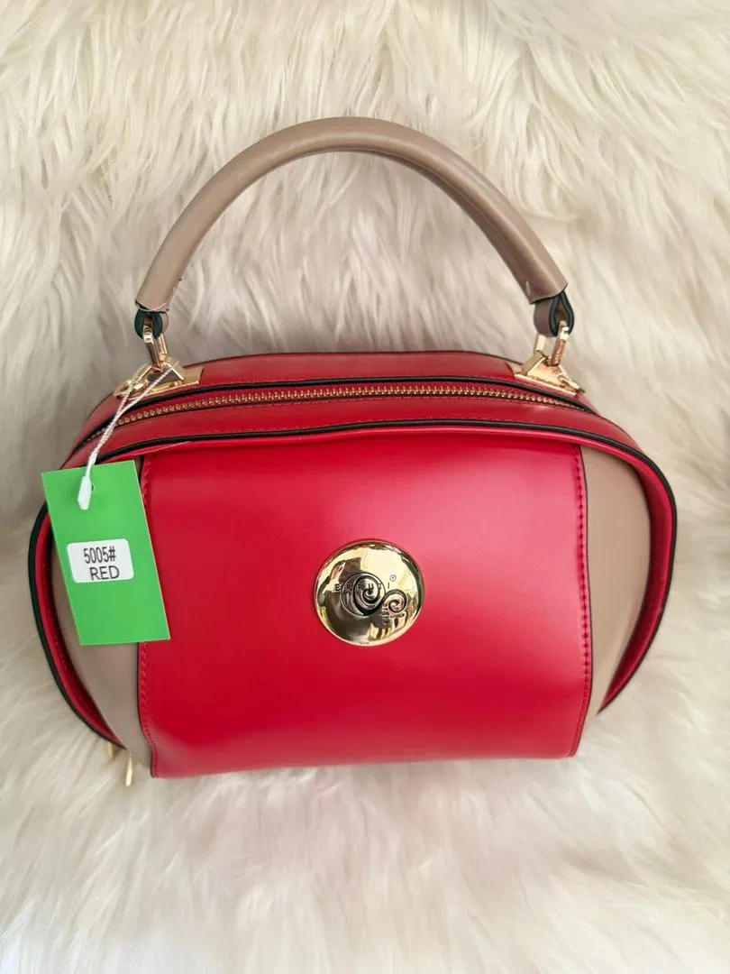 Red Mini Vanity Top Handle bag