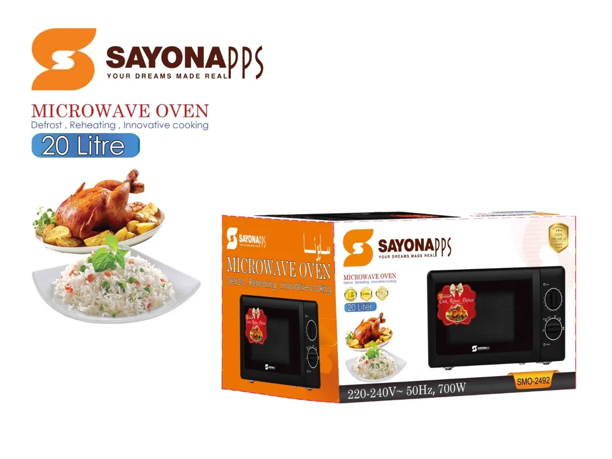SMO-2492 SAYONA MICROWAVE OVEN 20L