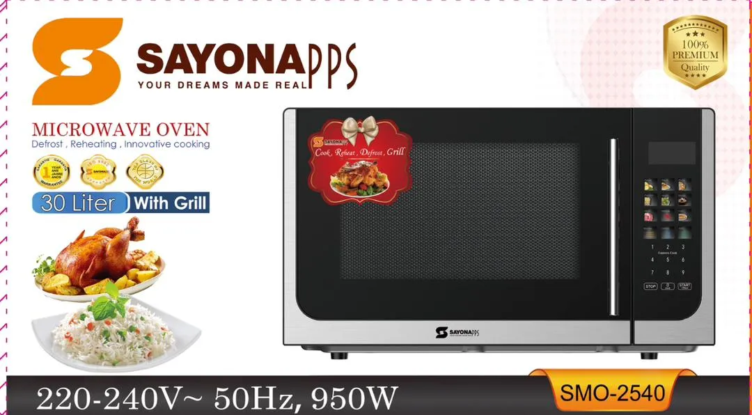 SMO-2540 SAYONA MICROWAVE OVEN 30L