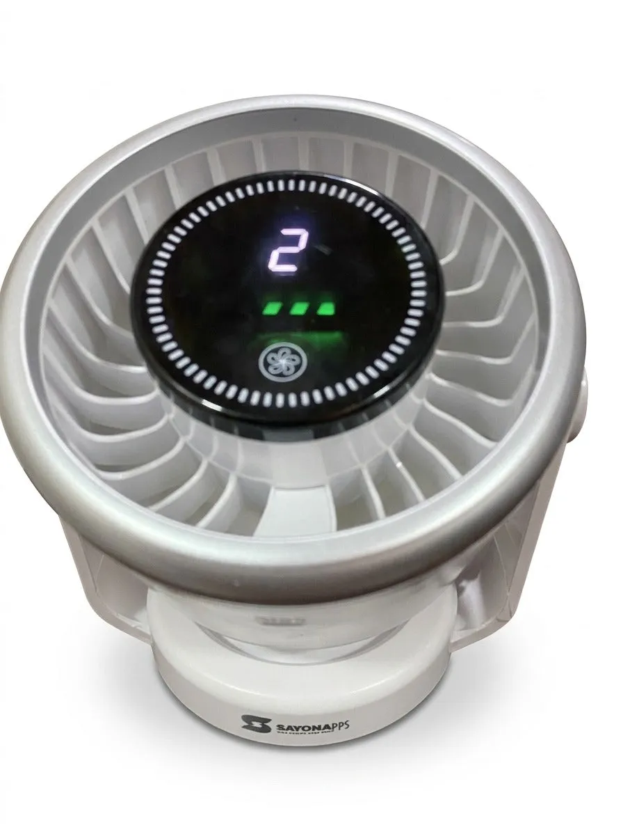 SRF-2577 SAYONA RECHARGEBLE FAN 6"