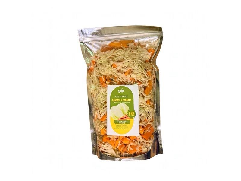 Chopped Cabbage & carrots