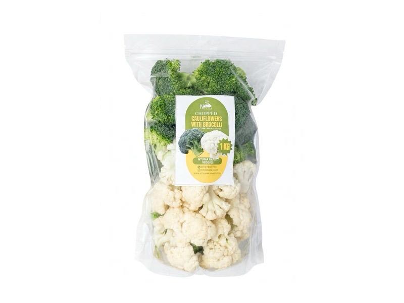 Chopped CAULIFLOWER WITH BROCOLI